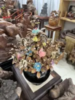 Bình Hoa Ngũ Sắc Gỗ Sưa MQ02 - Ảnh 2