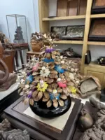 Bình Hoa Ngũ Sắc Gỗ Sưa MQ03 - Ảnh 2