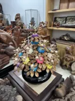 Bình Hoa Ngũ Sắc Gỗ Sưa MQ03