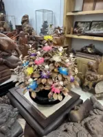 Bình Hoa Ngũ Sắc Gỗ Sưa MQ04 - Ảnh 3