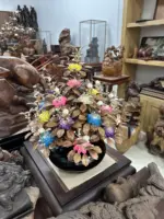 Bình Hoa Ngũ Sắc Gỗ Sưa MQ04 - Ảnh 4