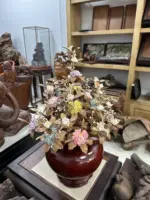 Bình Hoa Ngũ Sắc - Lá Gỗ Sưa, Bình Gỗ Cẩm Tây Bắc MQ09 - Ảnh 3