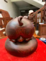 Tượng Heo Gỗ Trắc Việt Liền Khối Cao 19, Ngang 21, Sâu 18 - Ảnh 4